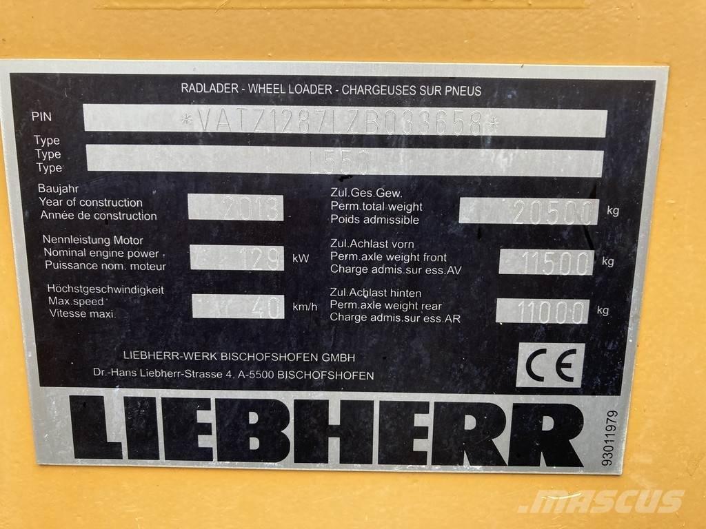 Liebherr L 550 Incarcator pe pneuri