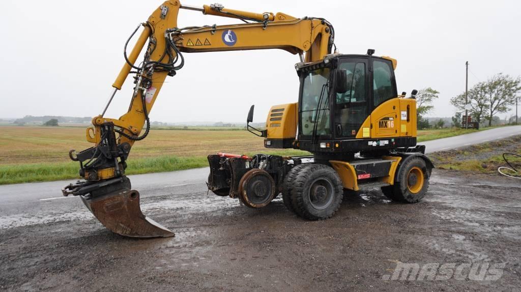 Hydrema MX 16 Rail Excavatoare cu roti