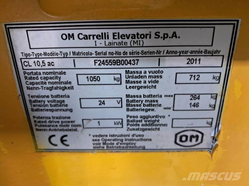 OM CL 10.5ac Transpaleta manuala