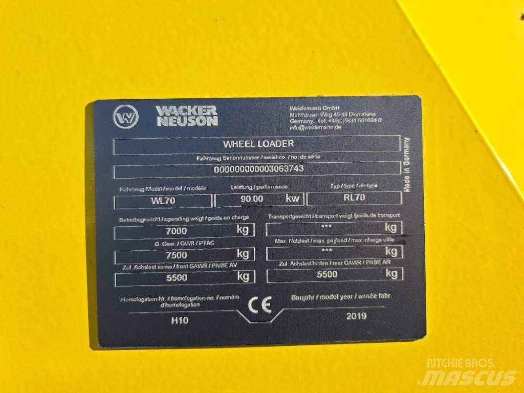 Wacker Neuson WL70 Incarcator pe pneuri