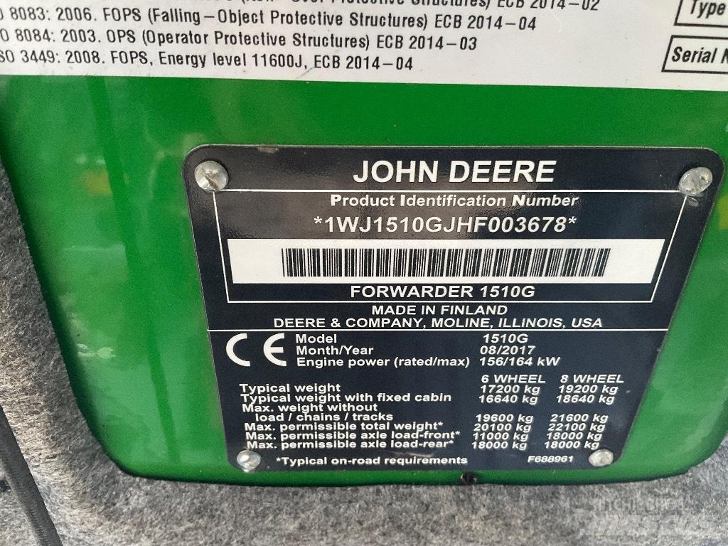 John Deere 1510G Transportoare