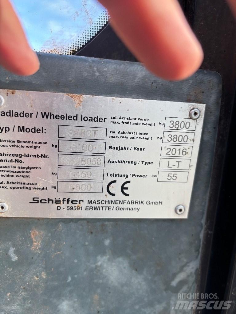 Schäffer 6680 T Încărcătoare pe roți telescopice