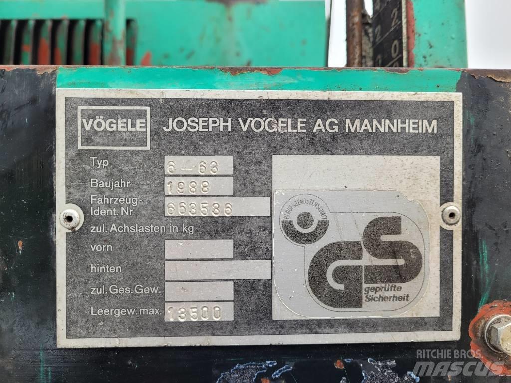 Vögele Super 1500 Pavatoare asfalt