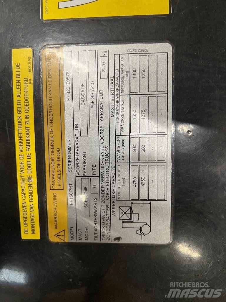 CAT EP16 CPNT Stivuitor electric