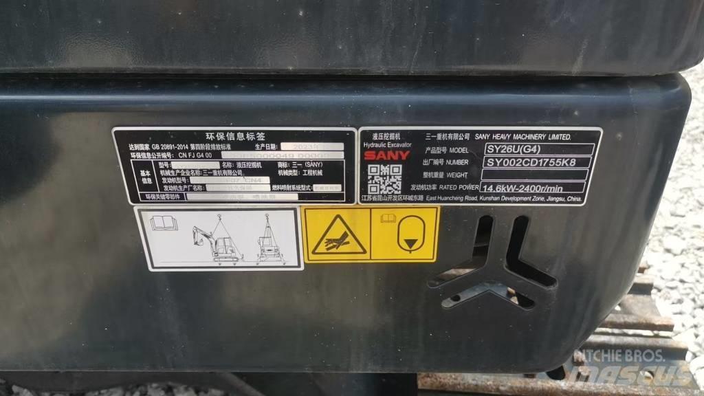 Sany SY 26 U Mini excavatoare < 7t