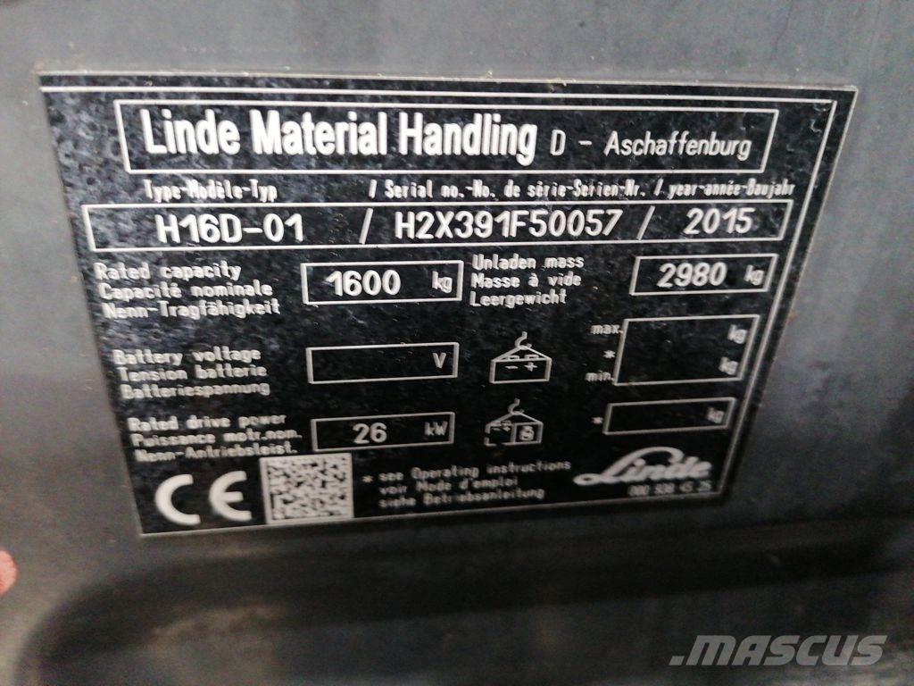 Linde H16D-01 Stivuitor diesel