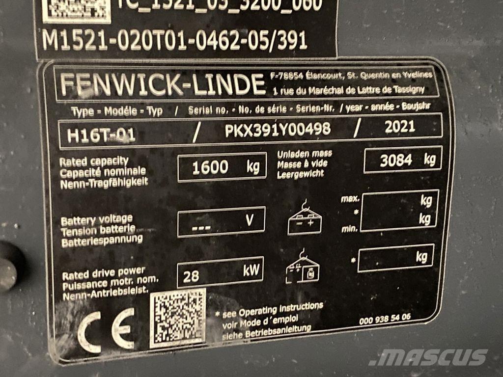 Linde H16T-01 Stivuitor GPL