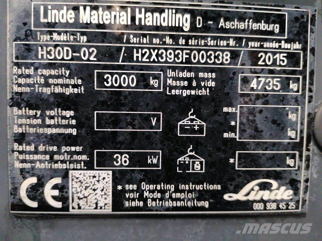 Linde H30D-02 Stivuitor diesel