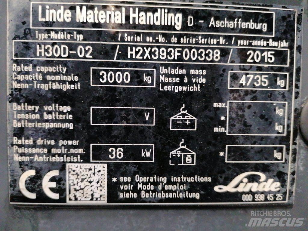 Linde H30D-02 Stivuitor diesel