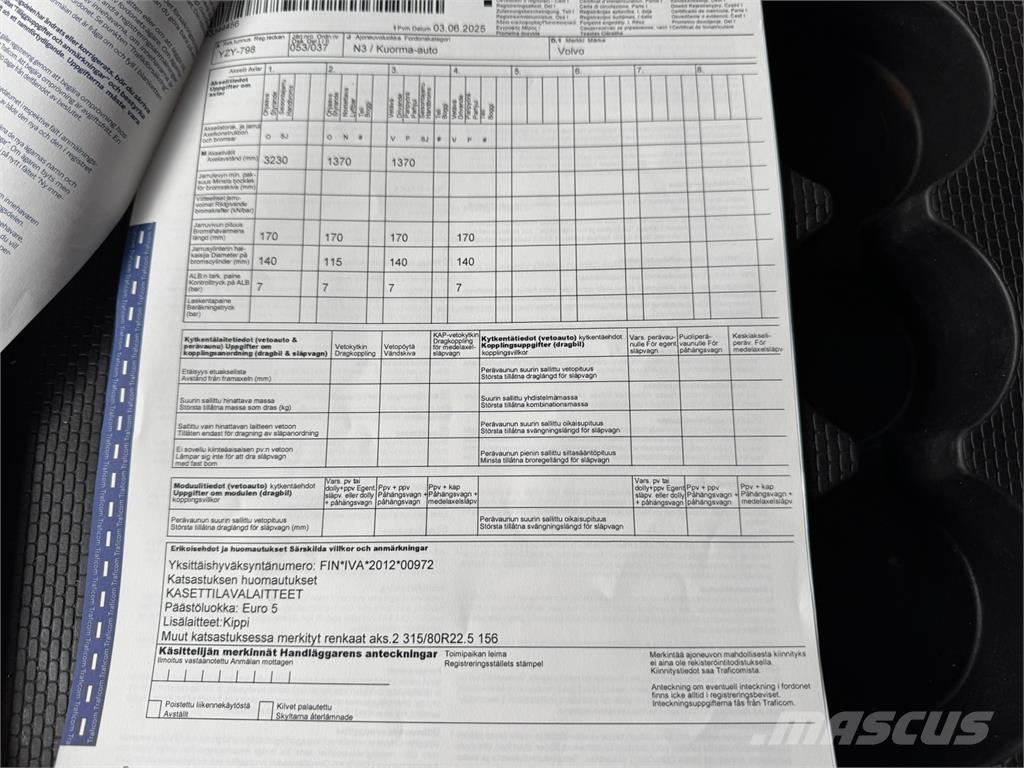 Volvo FMX 8x4 Autobasculanta