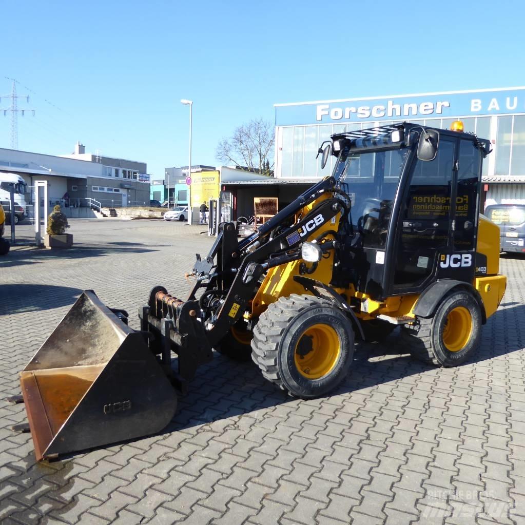 JCB 403 plus Incarcator pe pneuri