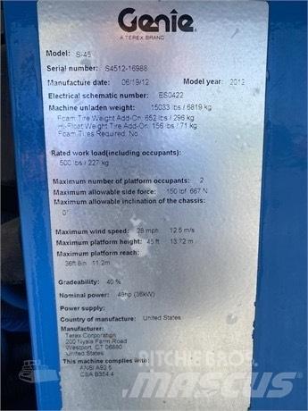 Genie S 45 Nacele cu brat telescopic