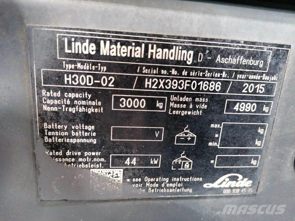 Linde H30D-02 Stivuitor diesel