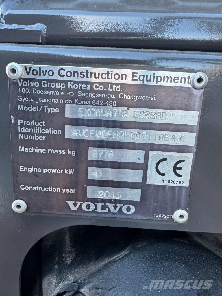 Volvo ECR 88 D Excavatoare 7t - 12t