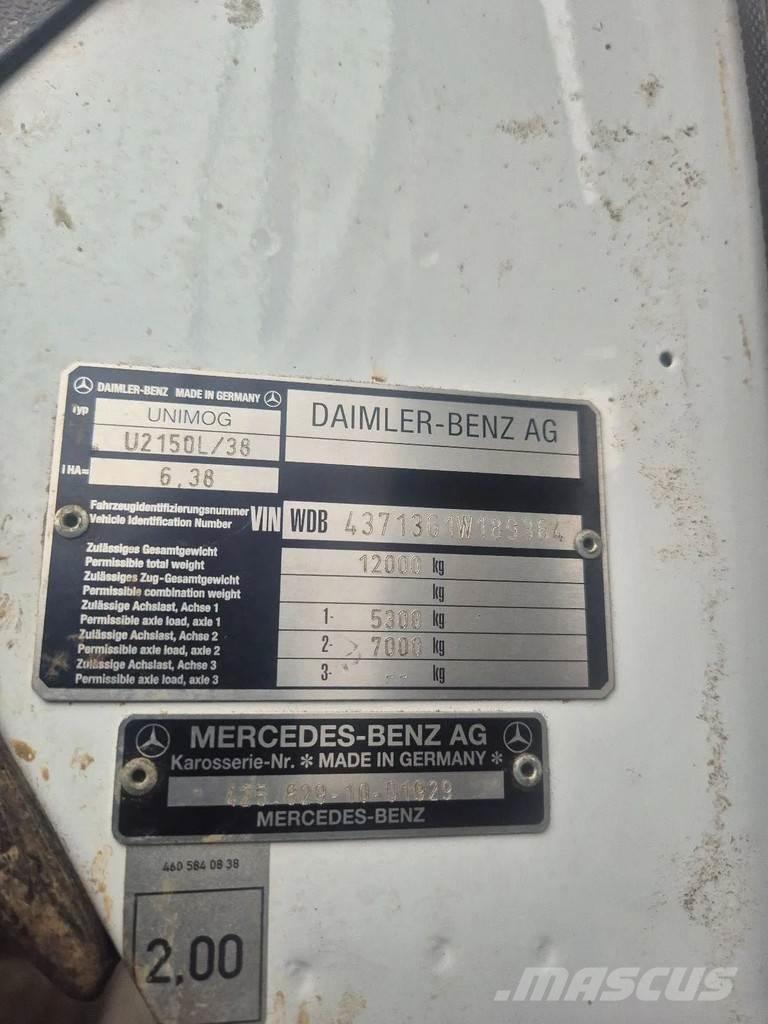 Unimog u 2150l38 Echipamente de forare la suprafata