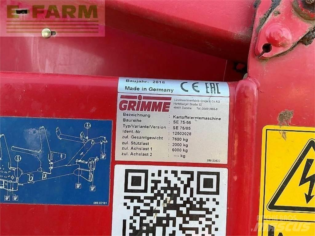 Grimme se 75-55 Recoltatoare de cartofi