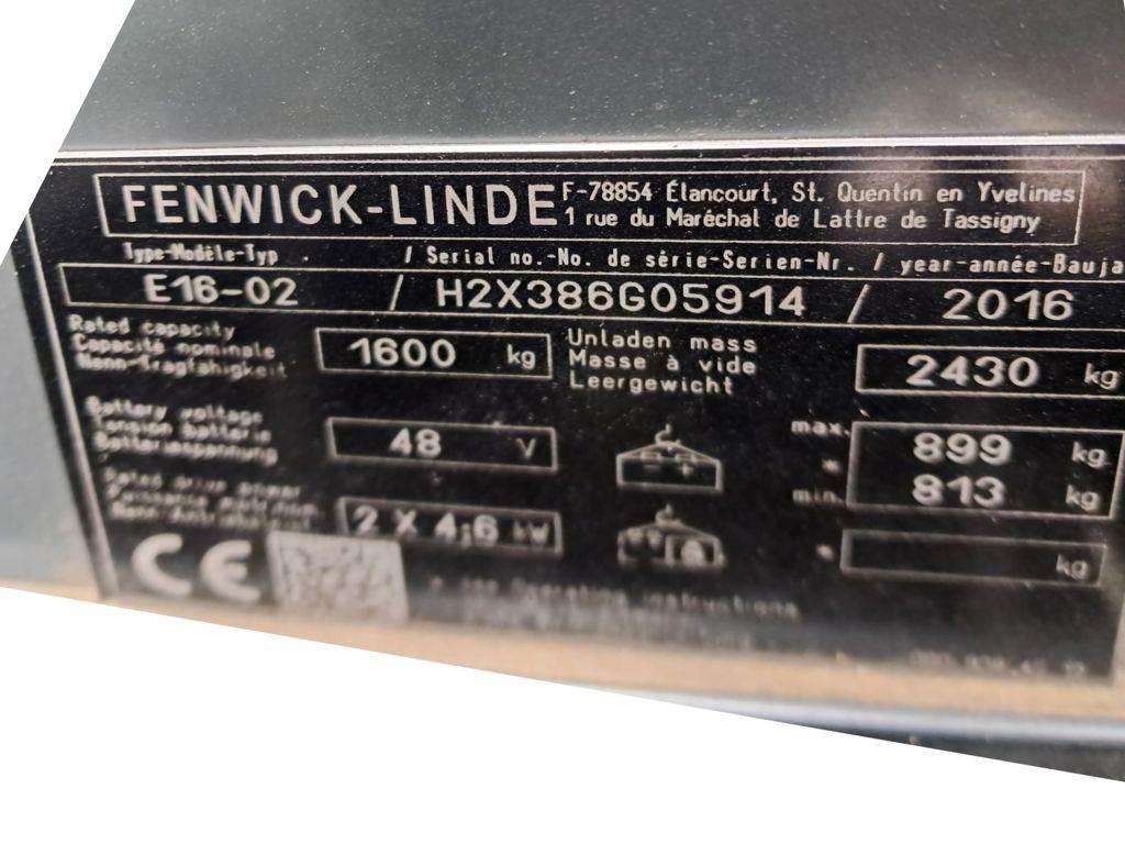 Linde E16-02 Stivuitor electric