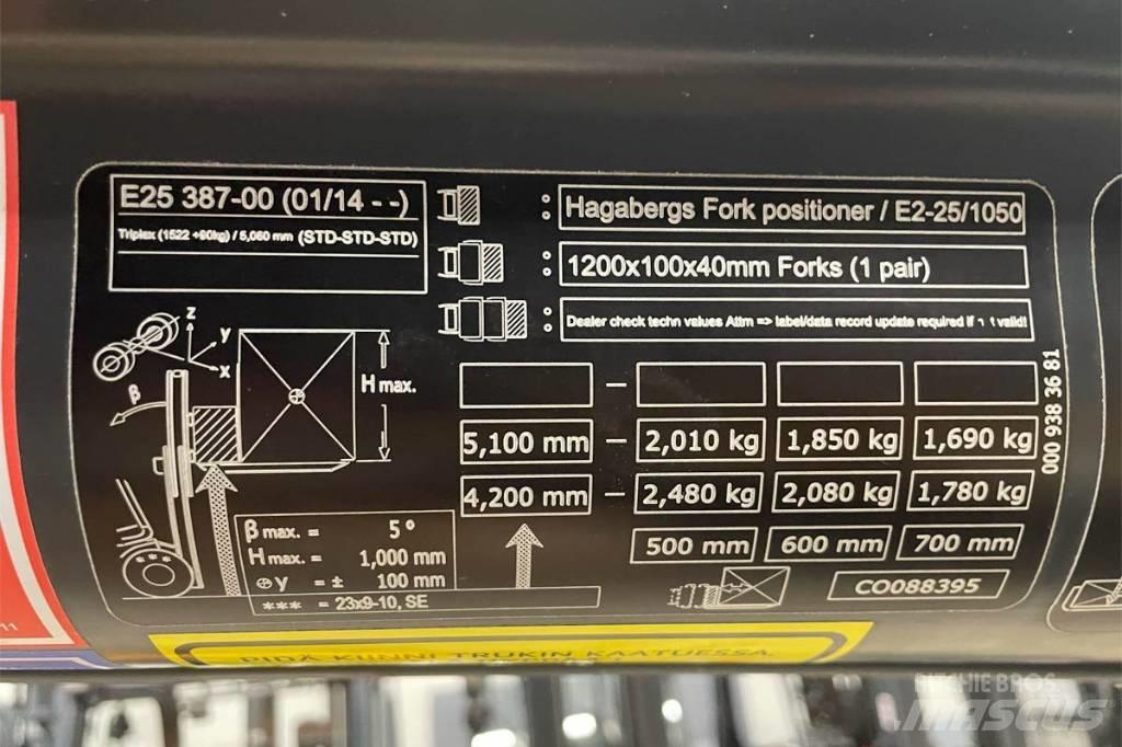 Linde E 25 Stivuitor electric