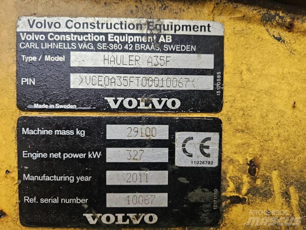 Volvo A 35 F Transportoare articulate