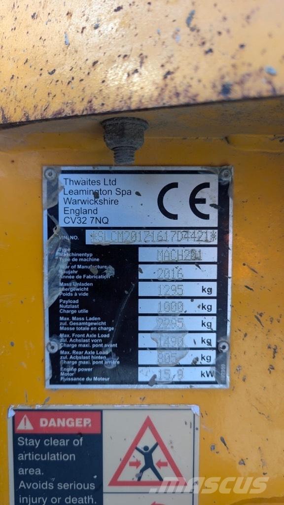 Thwaites 1 ton Minitractor de teren