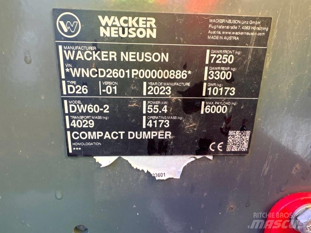 Wacker Neuson DW60-2 Minitractor de teren