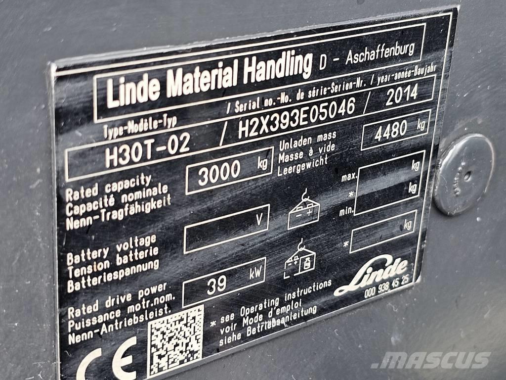 Linde H30T-02 Stivuitor GPL