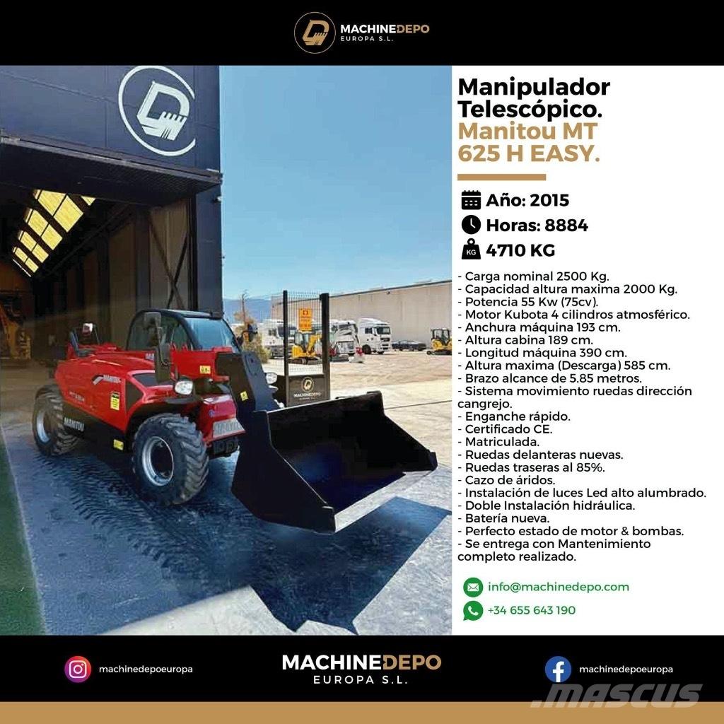 Manitou MT 625 H Stivuitoare telescopice