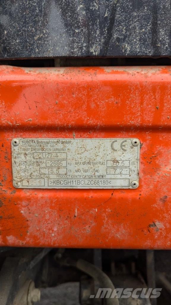 Kubota U 27-4 Mini excavatoare < 7t