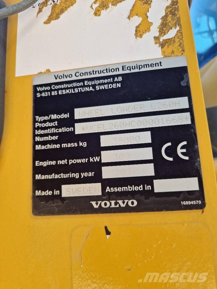 Volvo L 260 H Incarcator pe pneuri