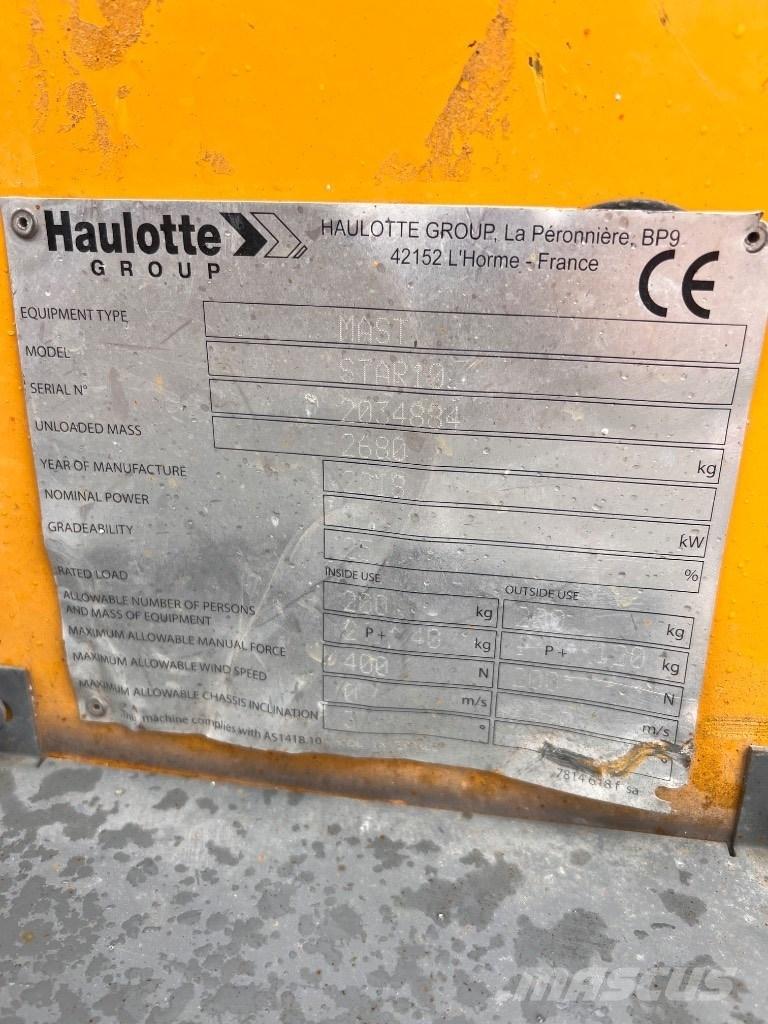 Haulotte Star 10 Nacele cu brat telescopic