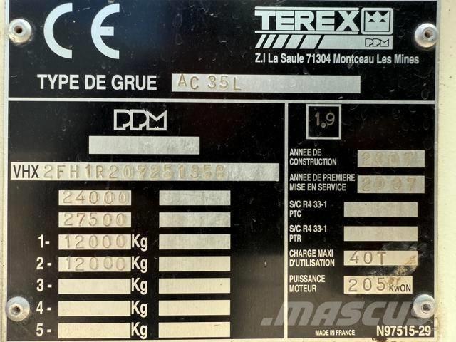 Terex AC 35 L Macara pentru orice teren