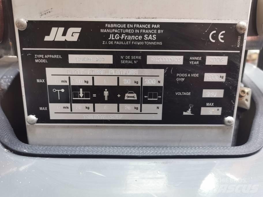 JLG Toucan Duo Ascensoare verticale catarg