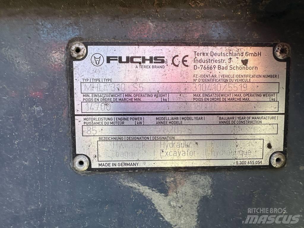 Fuchs MHL 310 S5 Paleta de manipulare