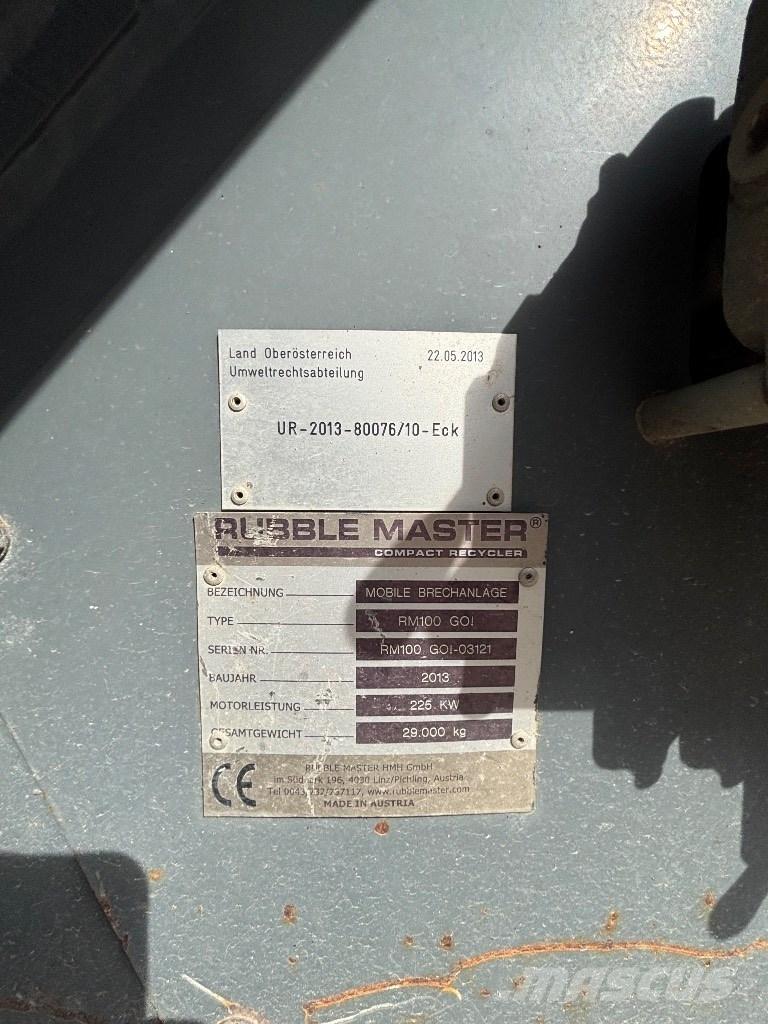 Rubble Master RM 100 Concasoare mobile