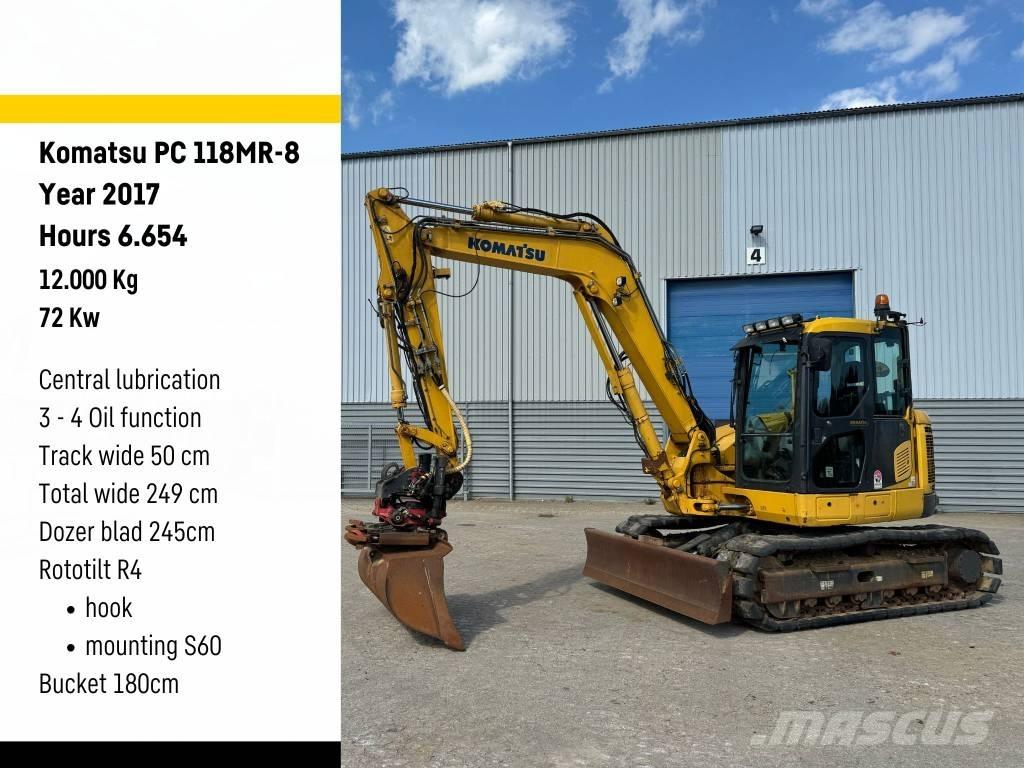 Komatsu PC 118 MR-8 Excavatoare pe șenile
