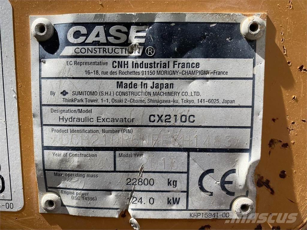 CASE CX210 Excavatoare pe șenile
