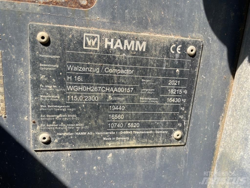 Hamm H 16 i Compactoare sol