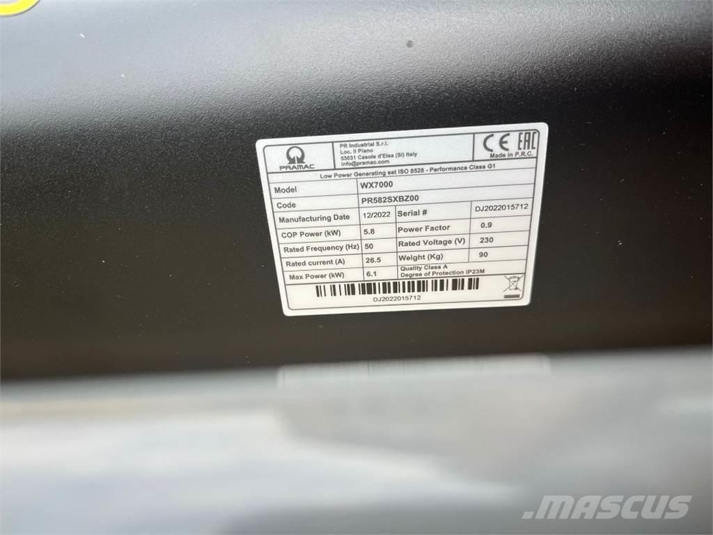 Pramac WX7000 Alte generatoare