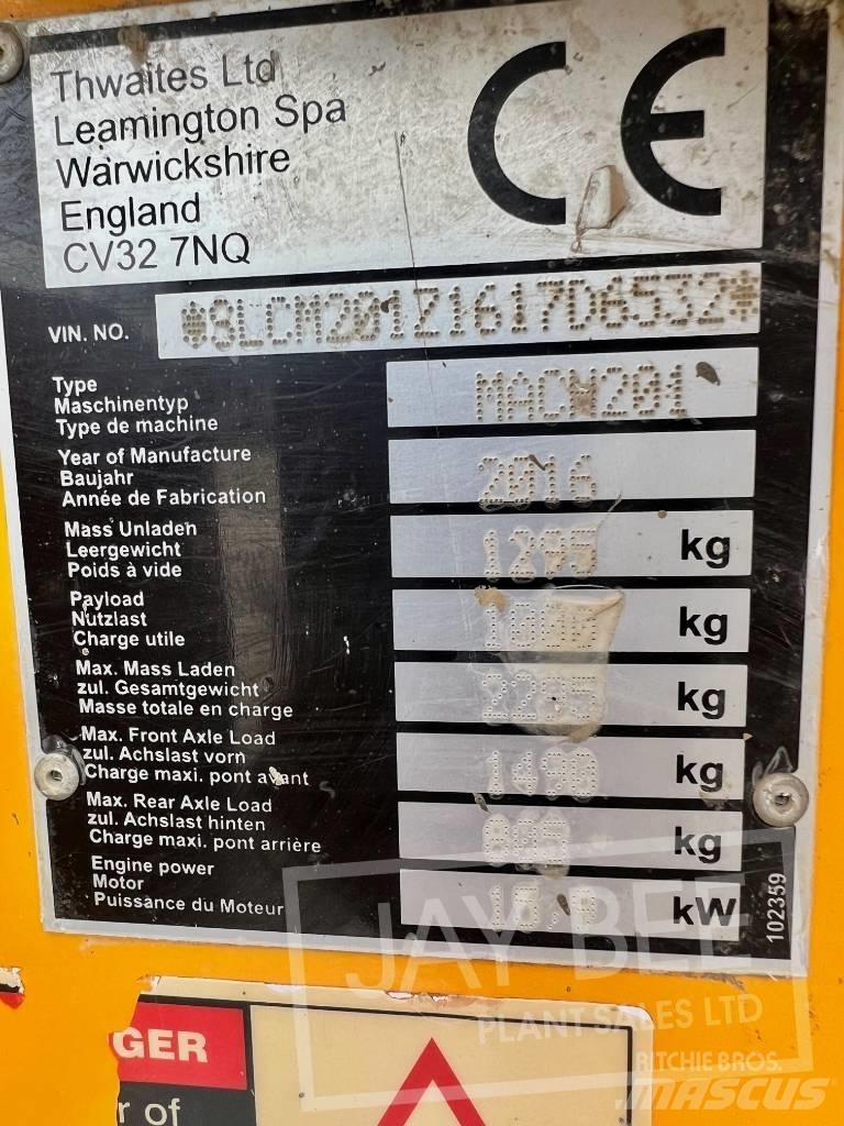 Thwaites 1 ton Minitractor de teren