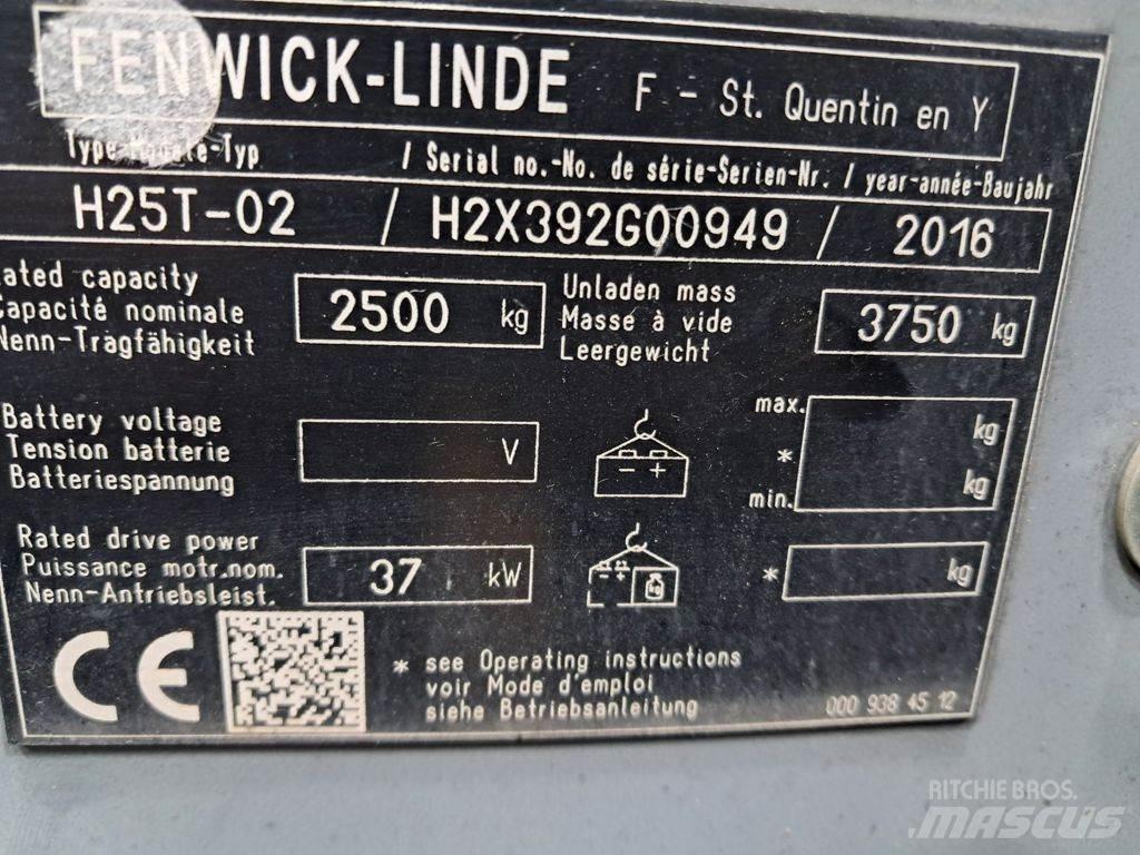 Linde H25T-02 Stivuitor GPL
