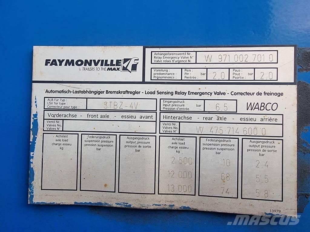 Faymonville STBZ-6VA Remorca cu incarcator