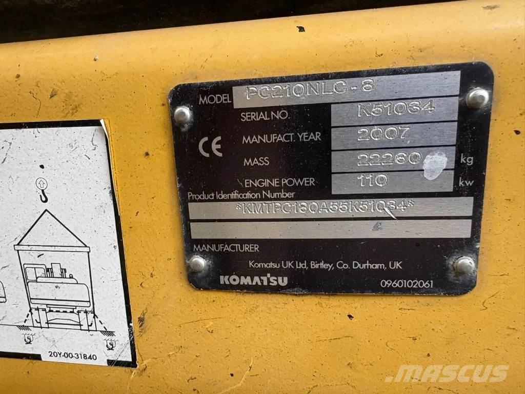 Komatsu PC210LC-8 Excavatoare pe șenile
