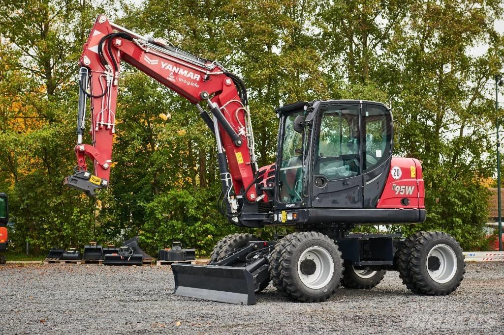 Yanmar B95W Excavatoare cu roti