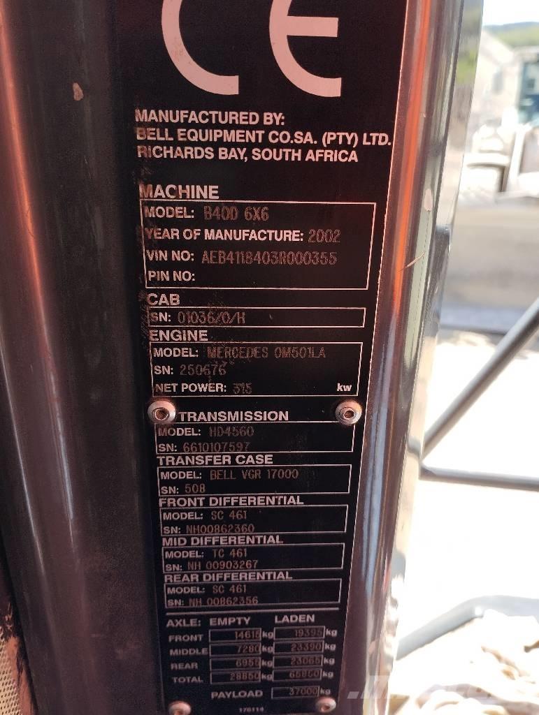 Bell B 40 D Transportoare articulate