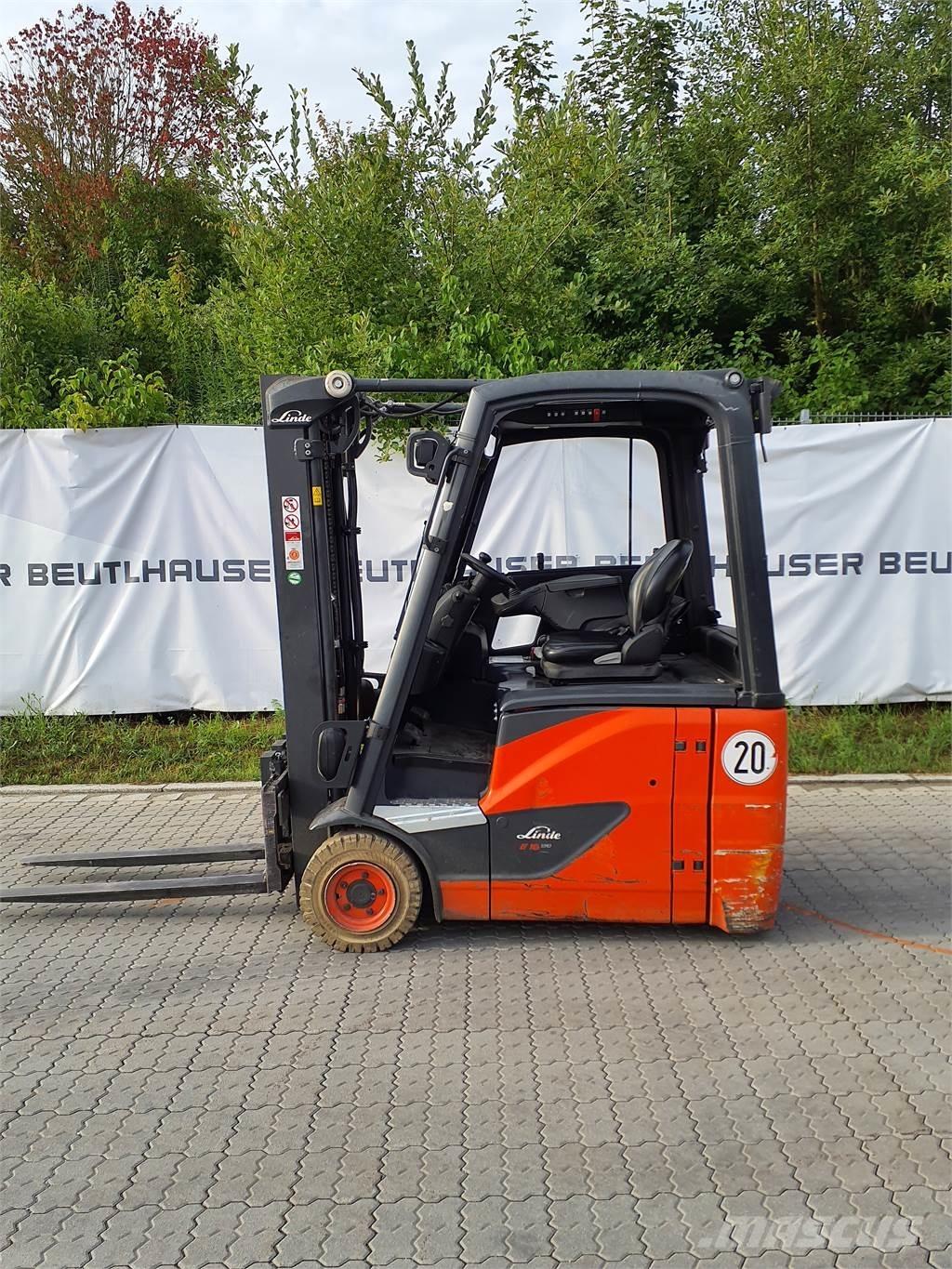 Linde E16 Stivuitor electric