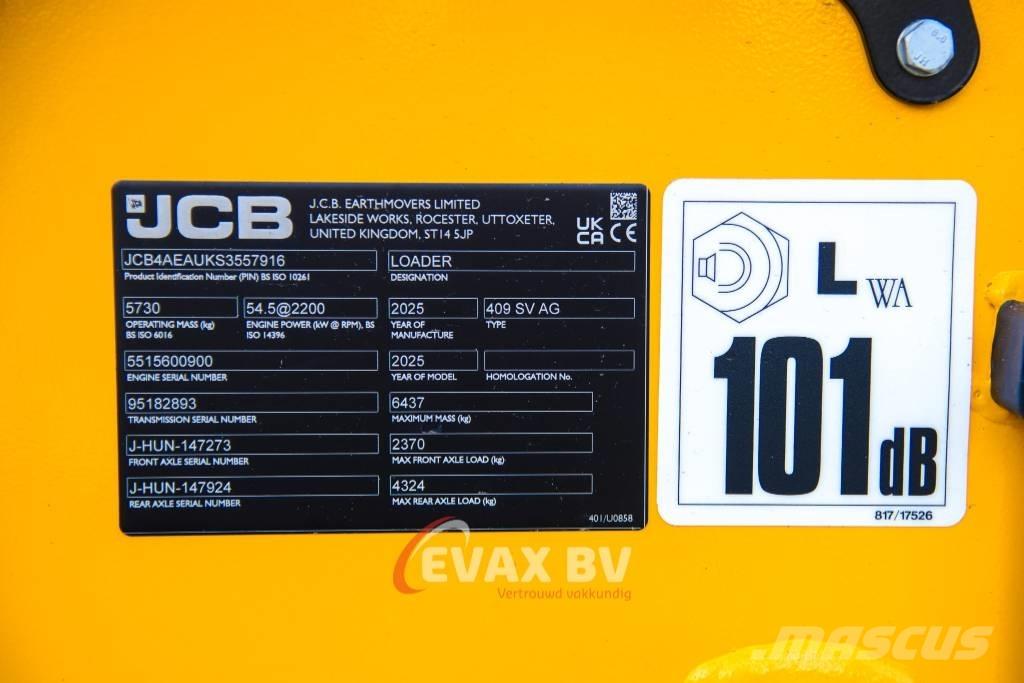 JCB 409 Incarcator pe pneuri