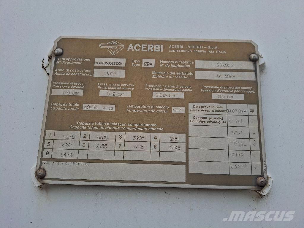 Acerbi ASO64003SP Cisterna semi-remorci