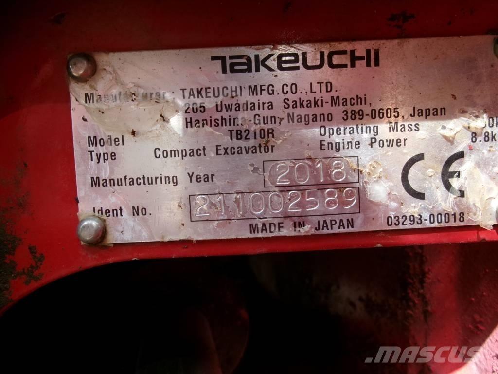 Takeuchi TB 210 R Mini excavatoare < 7t