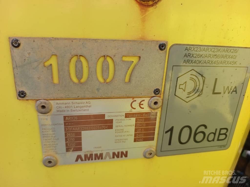 Ammann ARX 26 Cilindri compactori dubli