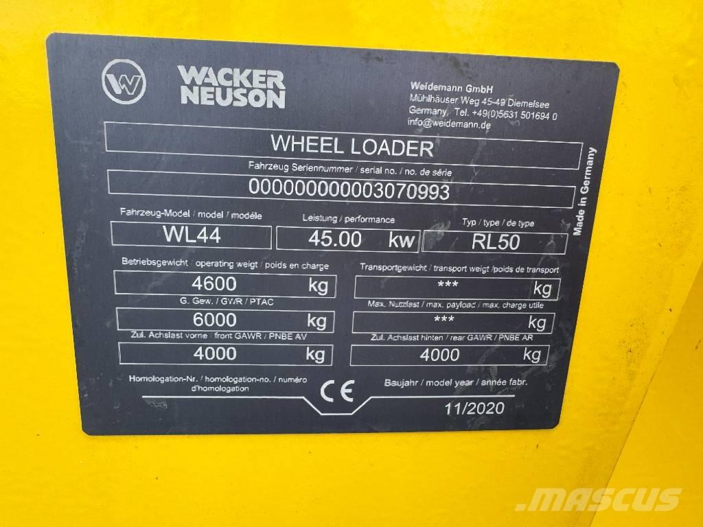 Wacker Neuson WL44 Incarcator pe pneuri